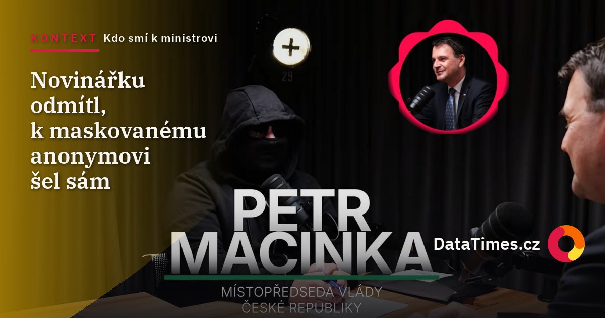 Kdo smí k ministrovi? Novinářku nepustí na úřad, anonyma v kukle poctí návštěvou