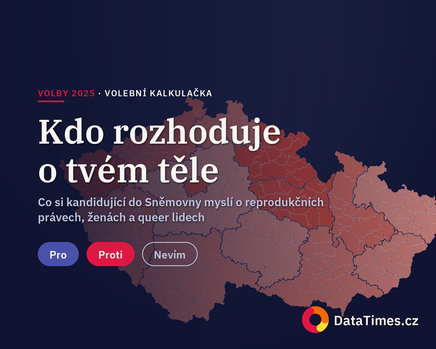 Volební průvodce: kdo rozhoduje o tvém těle