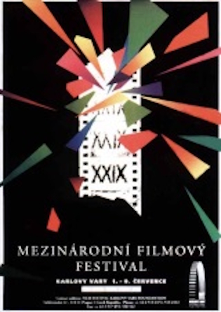 Oficiální plakát 29. ročníku Mezinárodního filmového festivalu Karlovy Vary